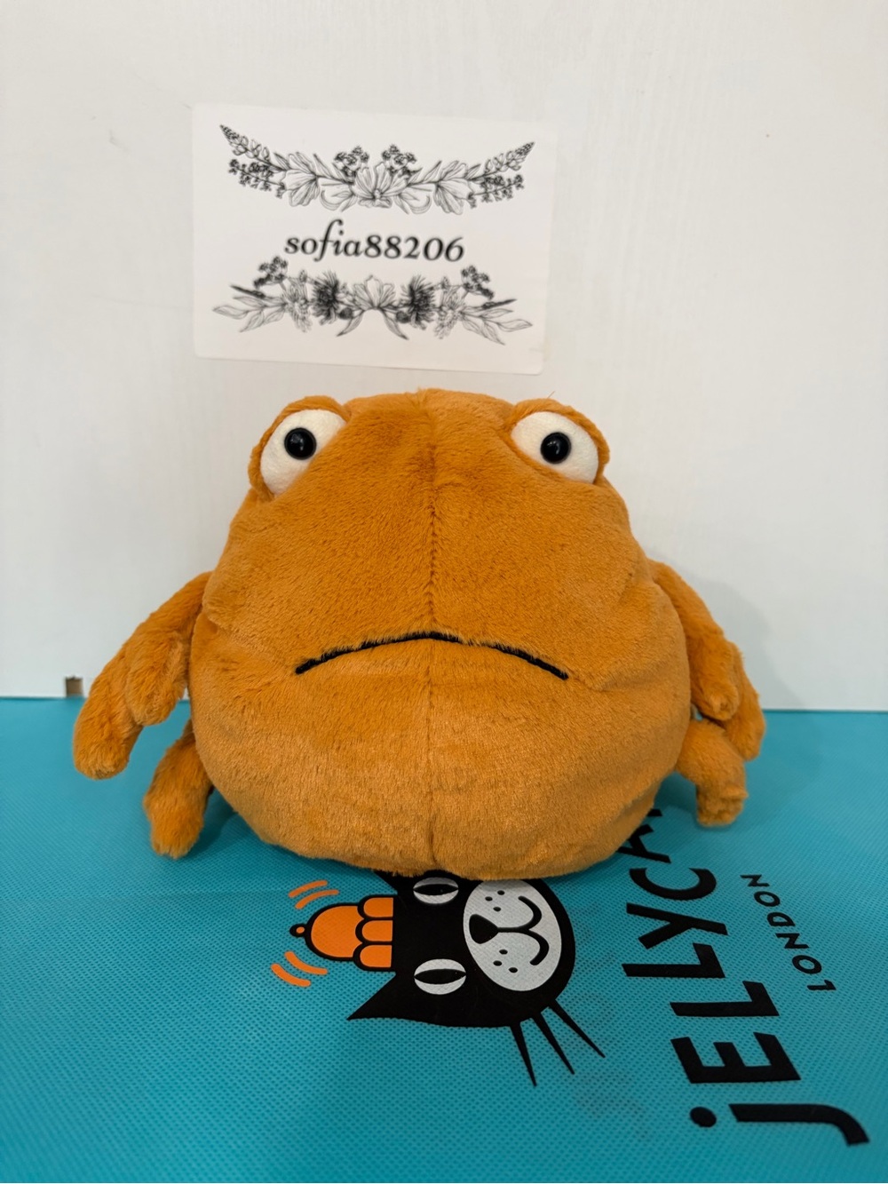 Jellycat Chrissie Crab - Orange Ocean Sea Plush - NWT/with DUSTBAG/AUTHENTIC❣️